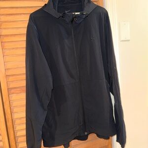 Nike Black Full-Zip Hooded Windbreaker